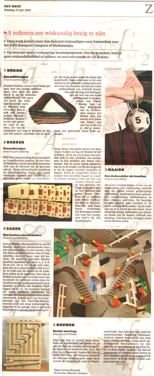 5 redenen om wiskundig bezig te zijn (artikel)